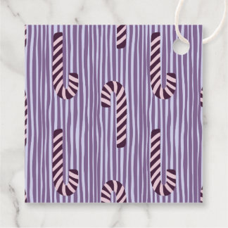 Maak Je Eigen Paarse Strepen Roze Candy Canes Bedankjes Labels