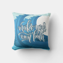 Maak je eigen pad | Motivatie prijsopgave Kussen