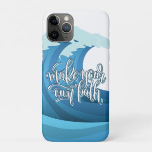 Maak je eigen pad Motiverende spreuk iPhone 11 Pro Hoesje