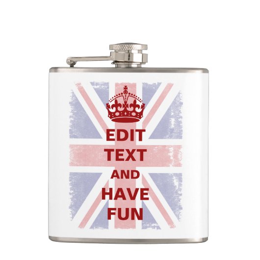 Maak je eigen parodie heupfles (Voorkant)