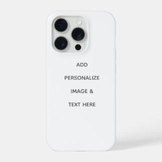 Maak je eigen personalisatie iPhone 15 pro hoesje