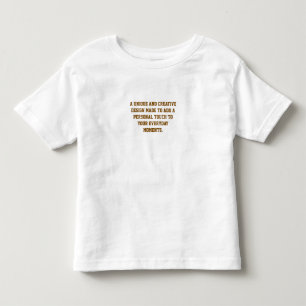 Maak Je Eigen Peuter Zachte Katoenen T-Shirt