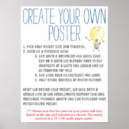 Maak je eigen poster