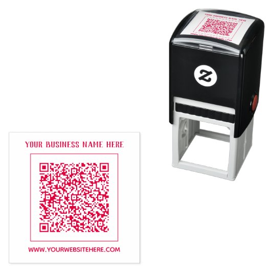 Maak Je Eigen QR Code Stempel Sjabloon Aangepaste (In situ)