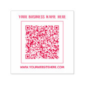 Maak Je Eigen QR Code Stempel Sjabloon Aangepaste (Design)