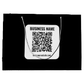 Maak Je Eigen QR Code | Transparant Groot Cadeauzakje (Achterkant)