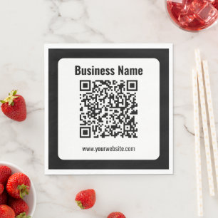 Maak je eigen QR-code Transparant Servet