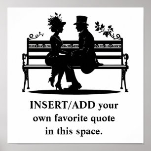 MAAK JE EIGEN quote poster - kunstposter