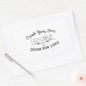 Maak je eigen rechthoekige sticker (Envelop)