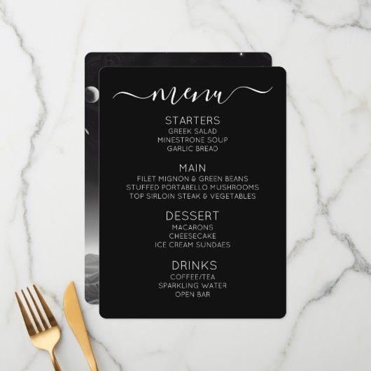 Maak je eigen retro ruimte scène menu (Voorkant / Achterkant in situ)