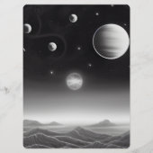 Maak Je Eigen Retro Ruimtescene Menu (Achterkant)