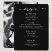 Maak Je Eigen Retro Vrouw Menu (Voorkant / Achterkant)