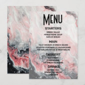 Maak Je Eigen Rode Marmer Menu (Voorkant / Achterkant)