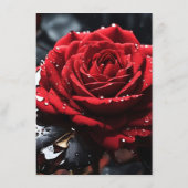 Maak Je Eigen Rode Roos Close-up Menu (Achterkant)