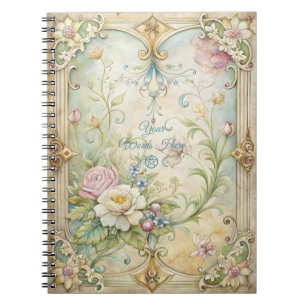 Maak je eigen romantische Victoriaanse bloementuin Notitieboek