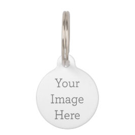 Maak je eigen rond klein huisdier penning