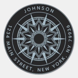 Maak Je Eigen Ronde Retouradres Ronde Sticker