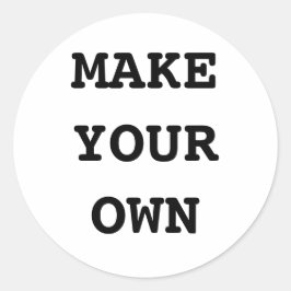 MAAK JE EIGEN RONDE STICKER