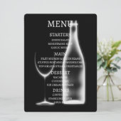 Maak Je Eigen Röntgen Glas & Fles Menu (Staand voorkant)