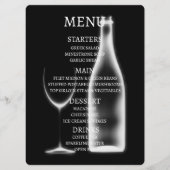 Maak Je Eigen Röntgen Glas & Fles Menu (Voorkant)