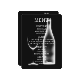 Maak je eigen Röntgen-wijnglas en -fles Menu