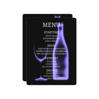 Maak je eigen Röntgen wijnglas & fles Menu