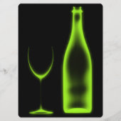 Maak je eigen Röntgen wijnglas & fles Menu (Achterkant)