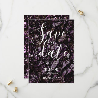 Maak Je Eigen Rotsachtige Grunge Textuur Bruiloft Save The Date