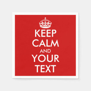 Maak je eigen rustige feestservetten servetten