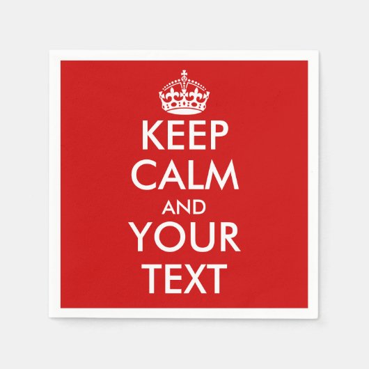 Maak je eigen rustige feestservetten servetten (Voorkant)