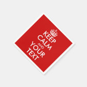 Maak je eigen rustige feestservetten servetten (Hoek)