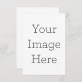 8,9 x 12,7 cm Enkele Save The Date kaart (Voorkant / Achterkant)