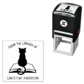 Maak je eigen | Schattigee kat | Uit de bibliothee Zelfinktende Stempel (In situ)