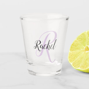 Maak Je Eigen Script Monogram Initiaal & Naam Shot Glas