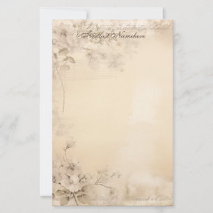 Maak Je Eigen Shabby Chic Grunge Bloemen Bloem Briefpapier