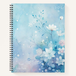 Maak Je Eigen Shabby Chic Roze Witte Wilde Bloemen Notitieboek