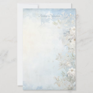 Maak Je Eigen Shabby Chic Wilde Bloemen Briefpapier