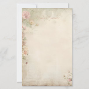 Maak Je Eigen Shabby Chic Wilde Bloemen Ephemera Briefpapier