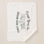 Maak je eigen sherpa deken (Voorkant)