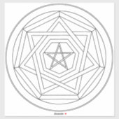 Maak je eigen Sigil Sigillum Dei Sticker (Vel)
