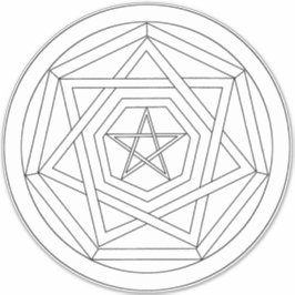 Maak je eigen Sigil Sigillum Dei Sticker