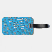 Maak je eigen sjabloon bagagelabel (Achterkant horizontaal)