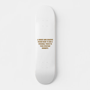 Maak Je Eigen SkateBoard