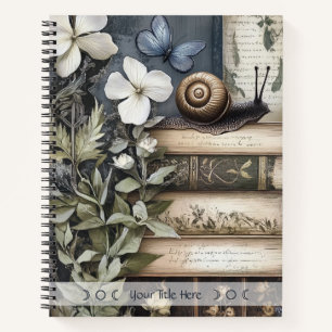 Maak je eigen slakkenkruidleerboeken botanisch notitieboek