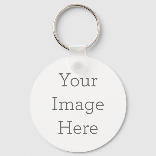 Metalen Cirkel sleutelhangers, 5,1 cm (Voorkant)