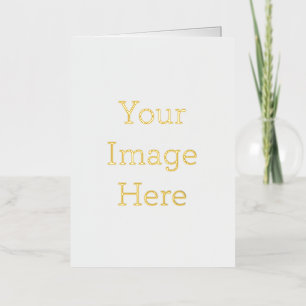 Maak je eigen Soft Touch Goud Gevouwen 5x7 Folie Wenskaart