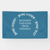 Maak je eigen spandoek (Horizontaal)