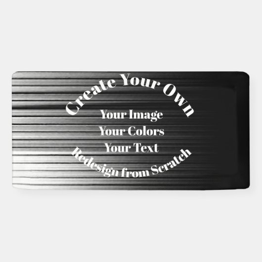 Maak je eigen spandoek (Horizontaal)