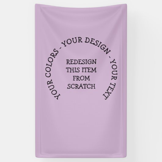 Maak Je Eigen Spandoek (Verticaal)