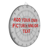 MAAK JE EIGEN SPECIALE DART BOARD DARTBORD (Voorkant Links)